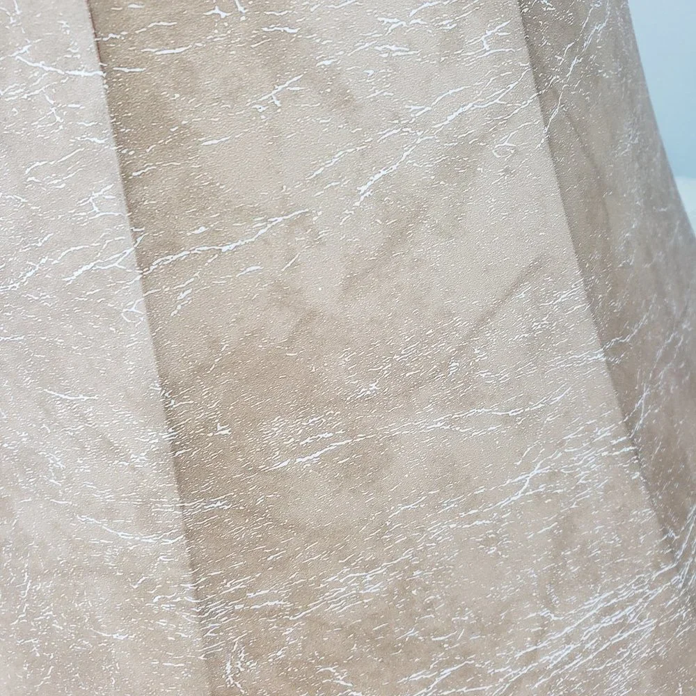 Lamp Shade Tan with White Veins